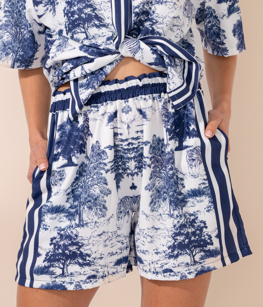 Kiwi Saint Tropez Short Femme Vicky Tiger