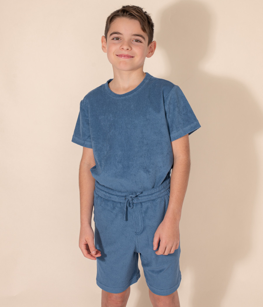 kiwi saint tropez Short garçon Terry