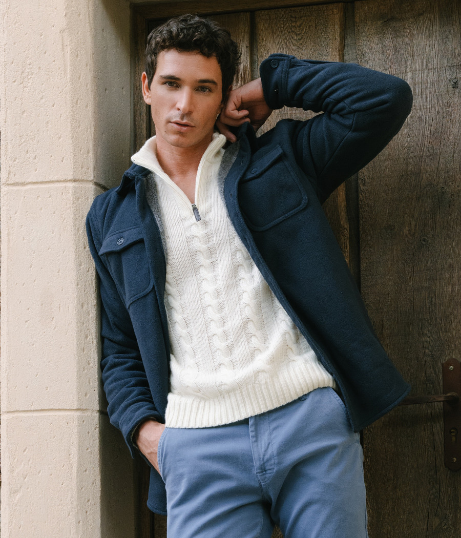 kiwi saint tropez Surchemise homme polaire