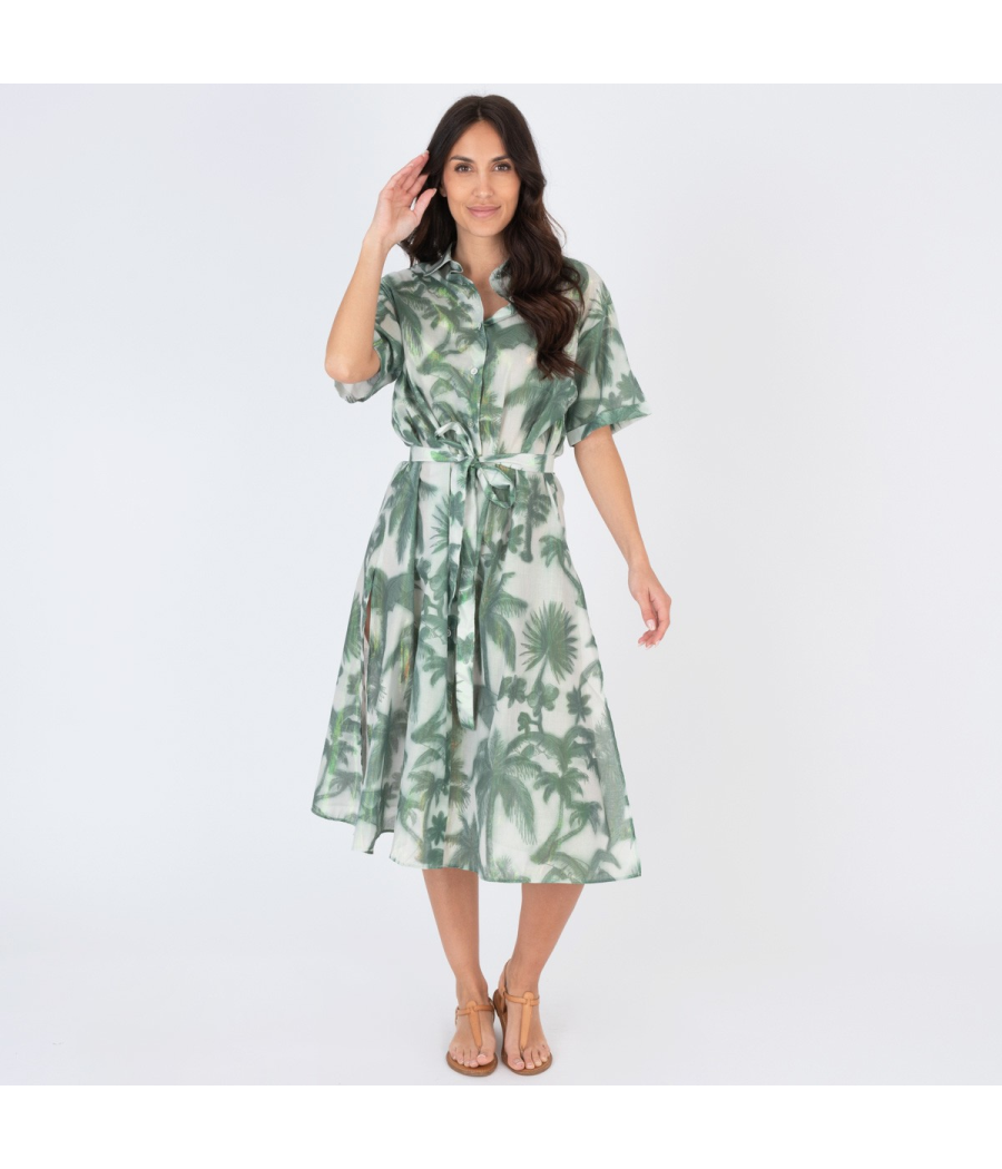 kiwi saint tropez Liquette femme manches courtes chill kaki