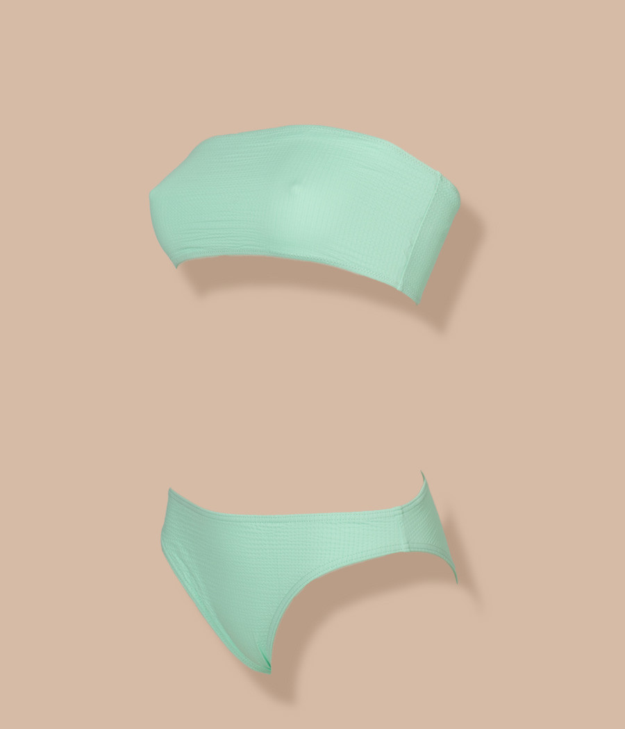 kiwi saint tropez Maillot 2 pièces fille bandeau Agrano