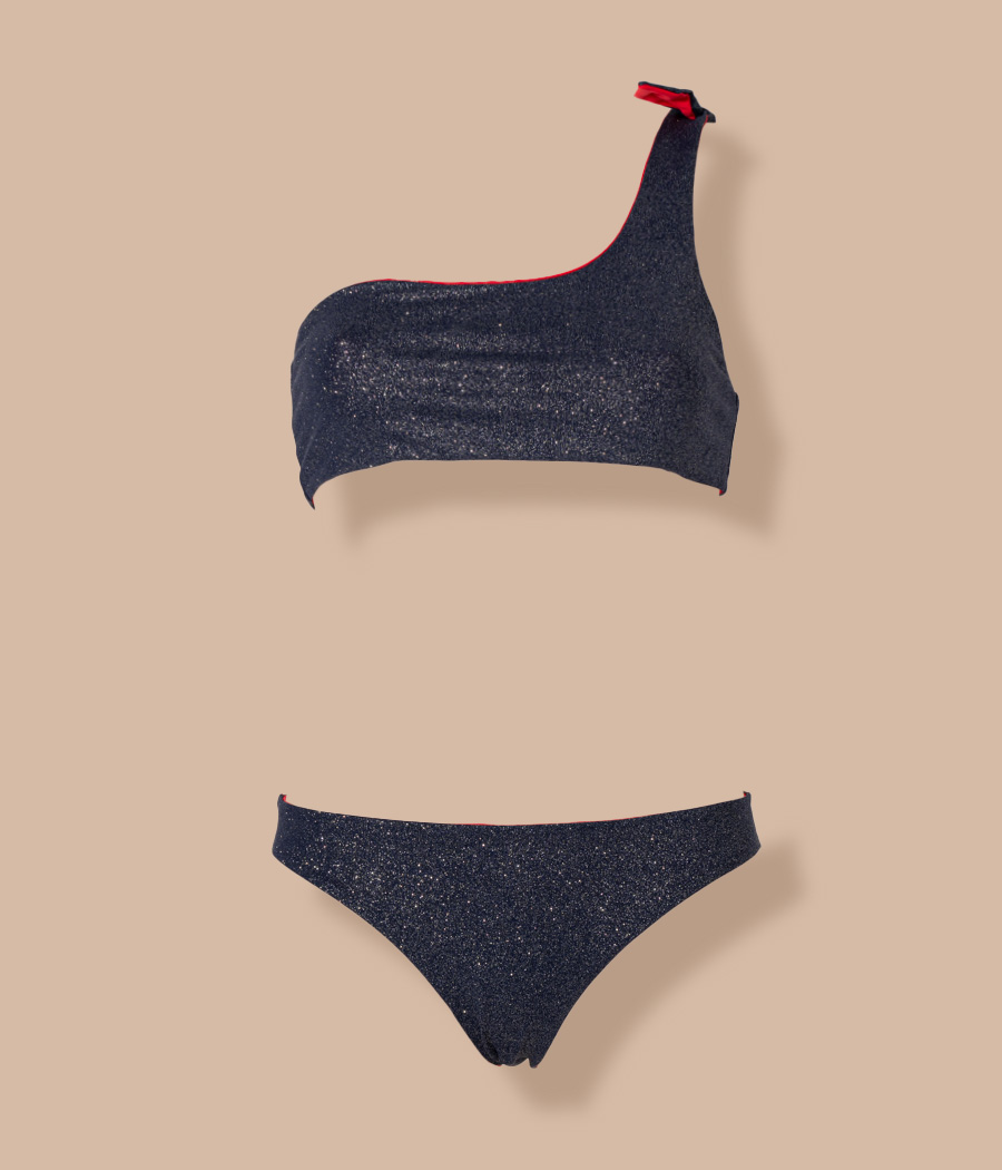 Kiwi Saint Tropez Maillot 2 Pièces Fille Mono Bretelle Diamond