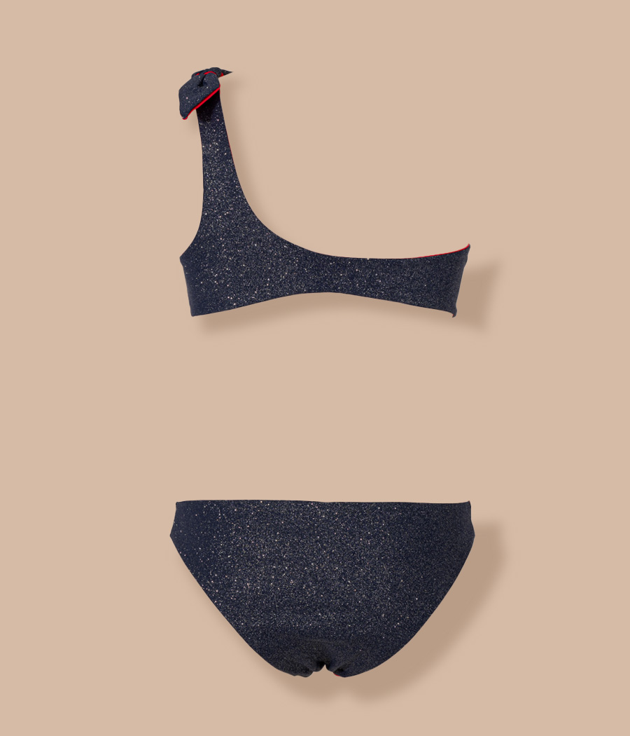 Kiwi Saint Tropez Maillot 2 Pièces Fille Mono Bretelle Diamond