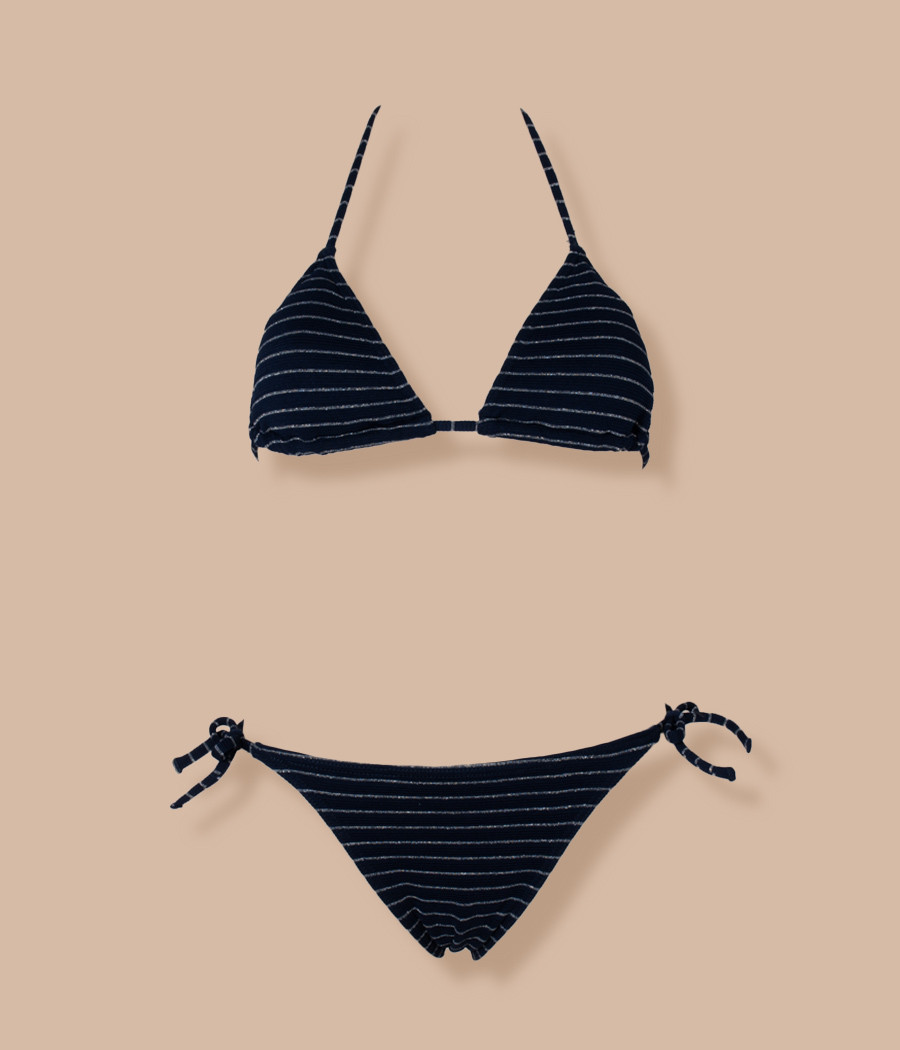 Kiwi Saint Tropez Maillot 2 Pièces Fille Triangle Boat (Exclu Web)