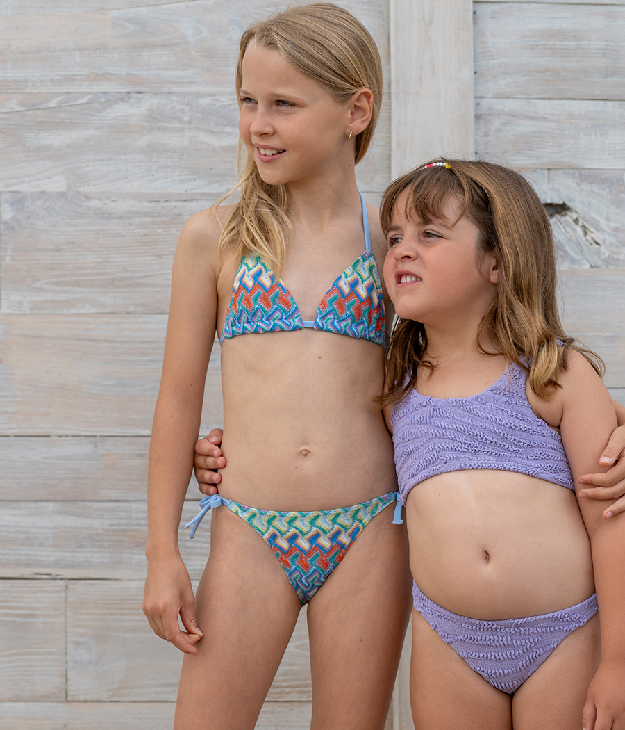 Kiwi Saint Tropez Maillot 2 Pièces Fille Triangle Coachella