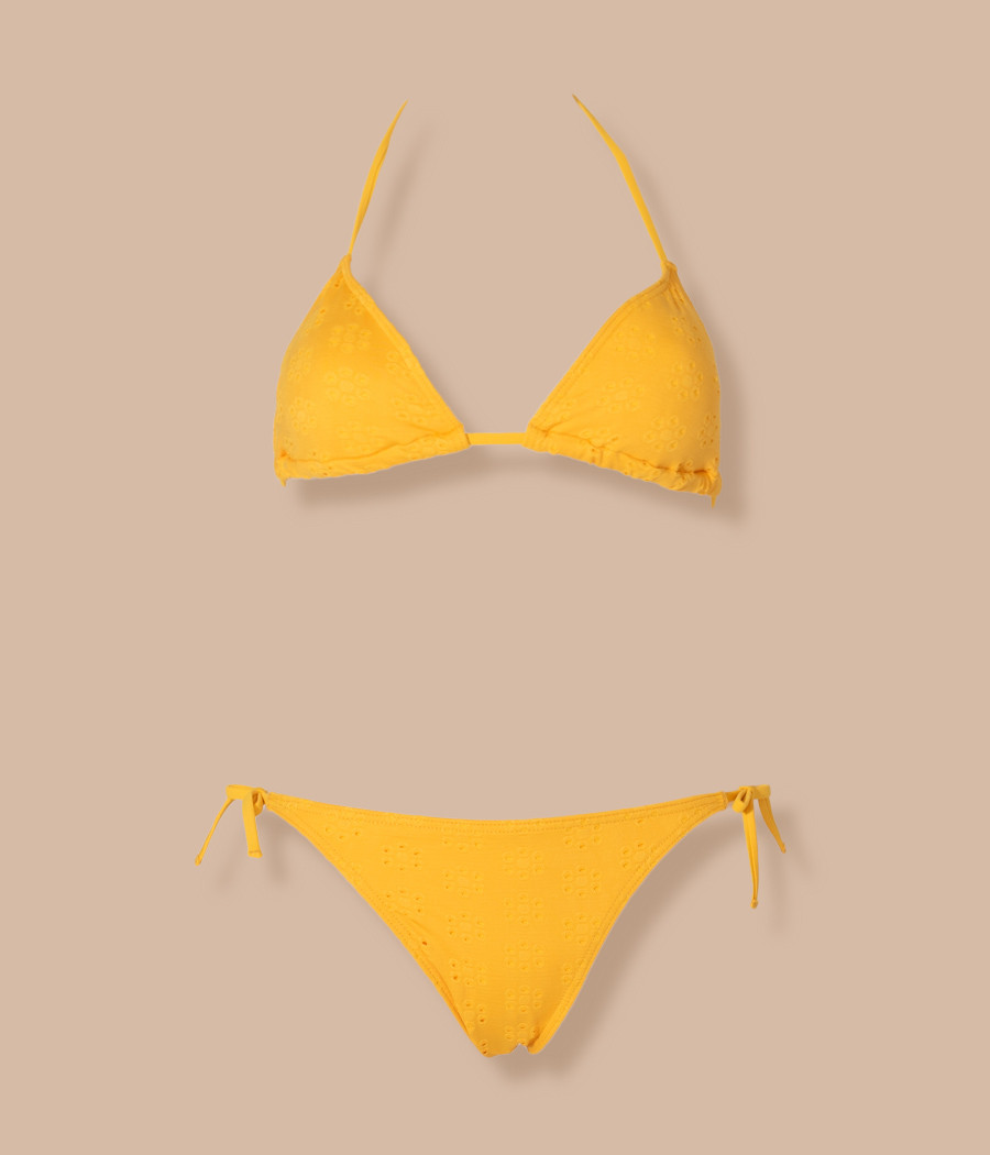 Kiwi Saint Tropez Maillot 2 Pièces Fille Triangle Marguerite (Exclu Web)