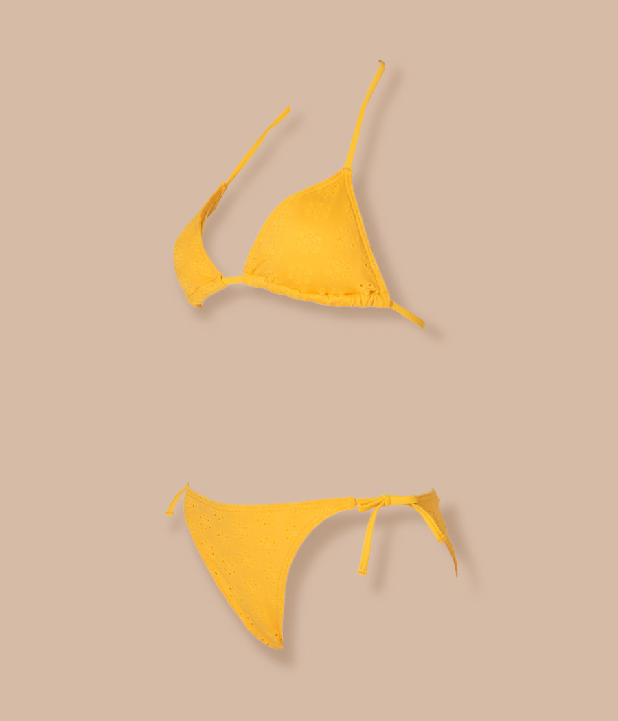 kiwi saint tropez Maillot 2 pièces fille triangle Marguerite (Exclu web)