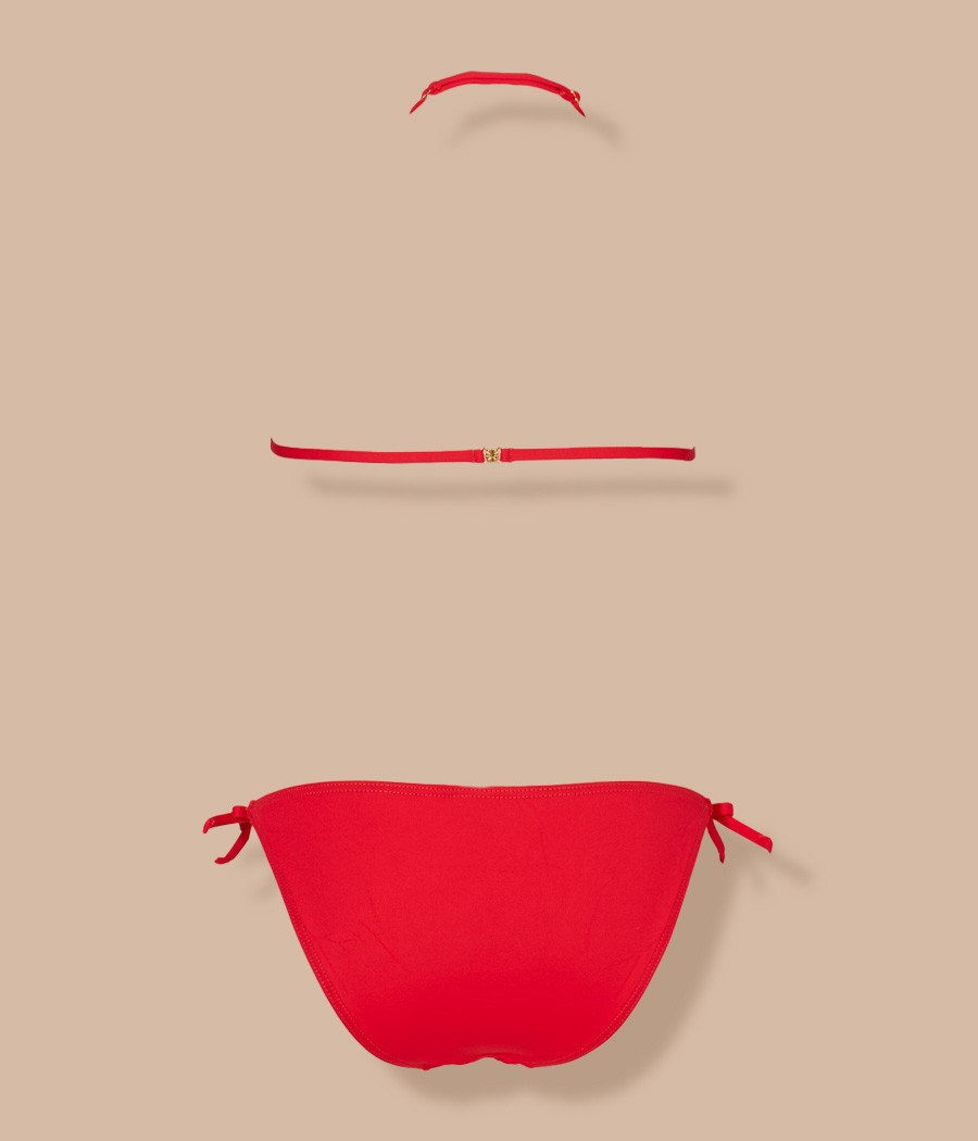 Kiwi Saint Tropez Maillot 2 Pièces Fille Triangle Savane