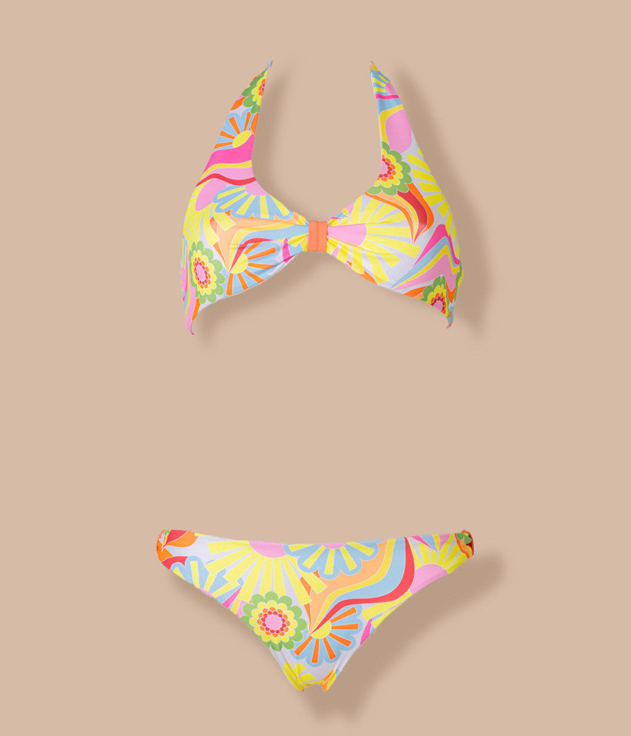 Kiwi Saint Tropez Maillot 2 Pièces Fille Triangle Summer