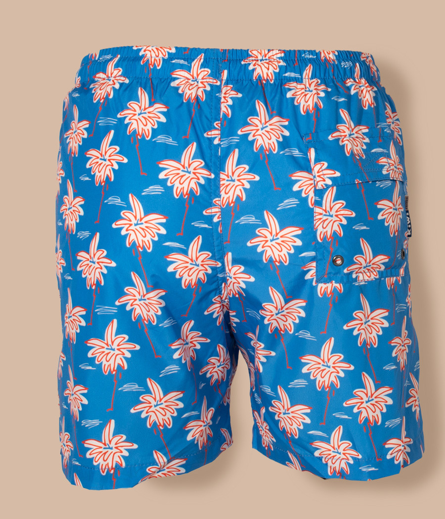 Kiwi Saint Tropez Maillot De Bain Garçon Palmiers (Exclu Web)