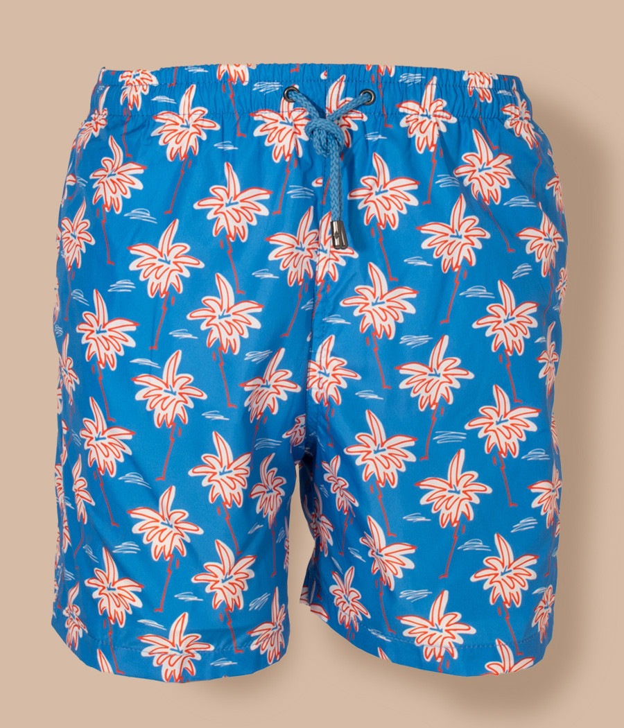 kiwi saint tropez Maillot de bain garçon Palmiers (Exclu web)