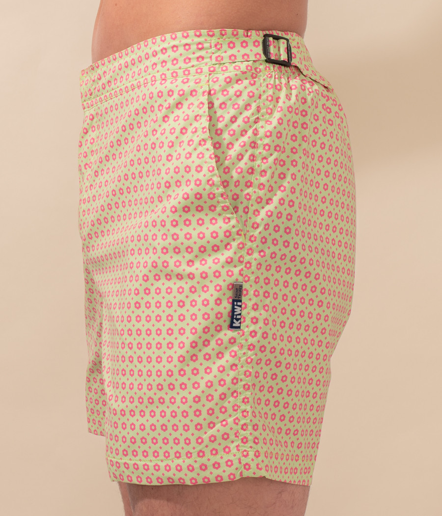 Kiwi Saint Tropez Maillot De Bain Homme Flower (Exclu Web)