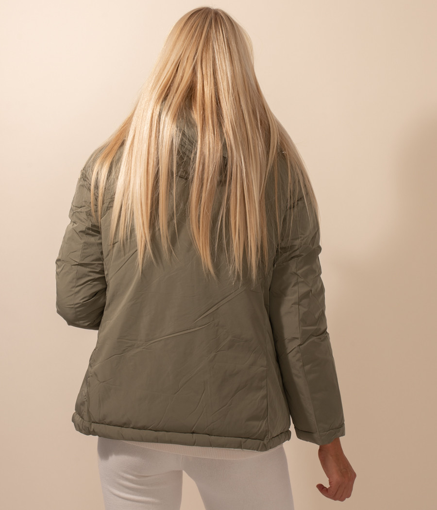 Kiwi Saint Tropez Parka Femme Courte Métallisée Melodie