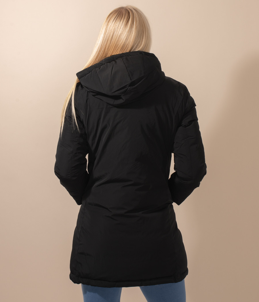 Kiwi Saint Tropez Parka Femme Longue Métallisée Melodie