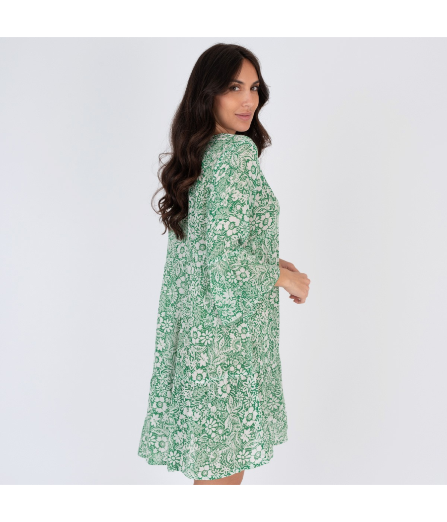 Kiwi Saint Tropez Robe Femme Courte Mississippi Green