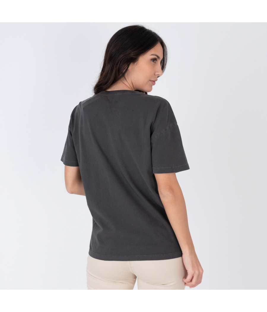 Kiwi Saint Tropez T-shirt Femme Play Saint Tropez Carbone