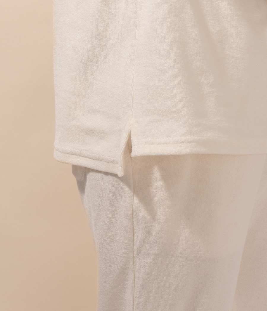 Kiwi Saint Tropez T-shirt Homme Manches Longues éponge Terry