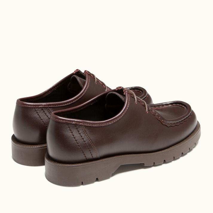 Kleman Chaussures Homme Grande Taille Cuir Bordeaux