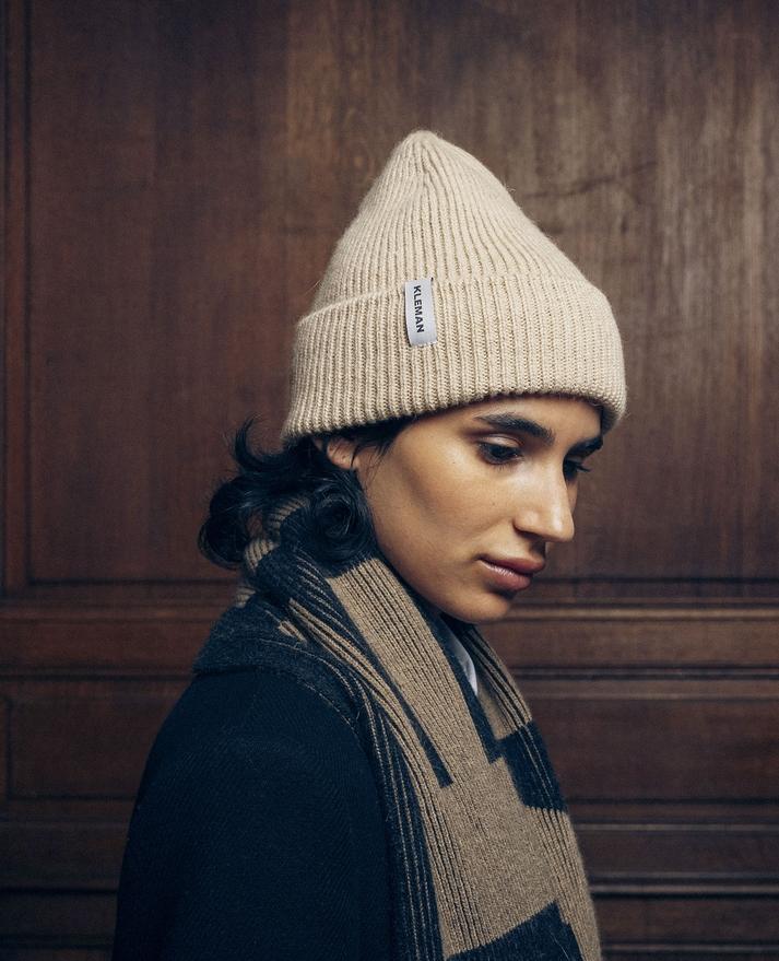 Kleman Bonnet Laine Caregora Beige