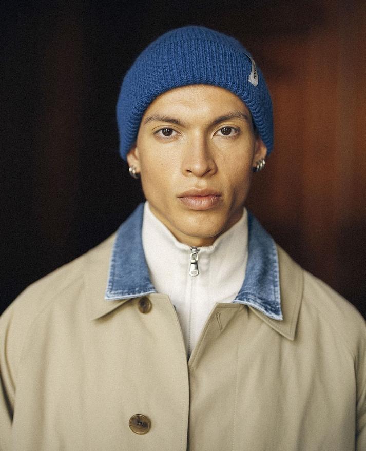 Kleman Bonnet Laine Caregora Bleu