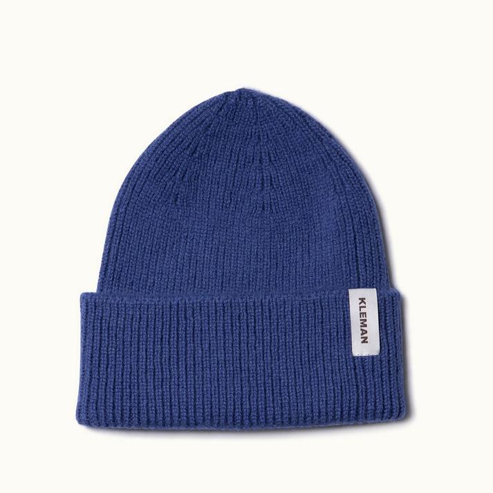 kleman Bonnet Laine Caregora Bleu