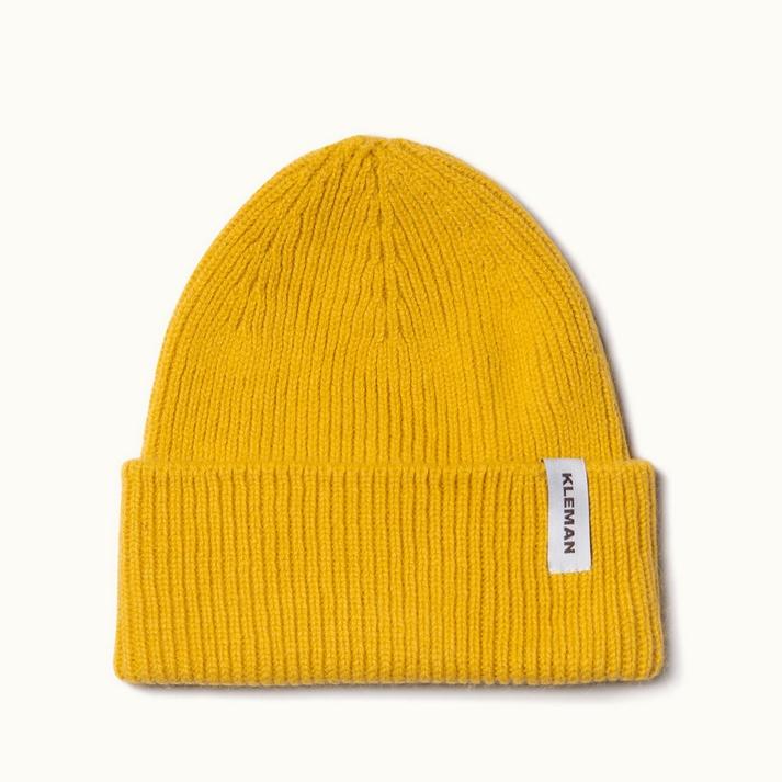 kleman Bonnet Laine Caregora Moutarde