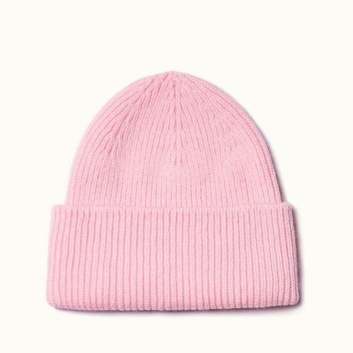 Kleman Bonnet Laine Caregora Rose Pâle