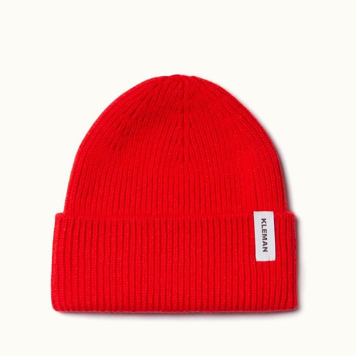 kleman Bonnet Laine Caregora Rouge
