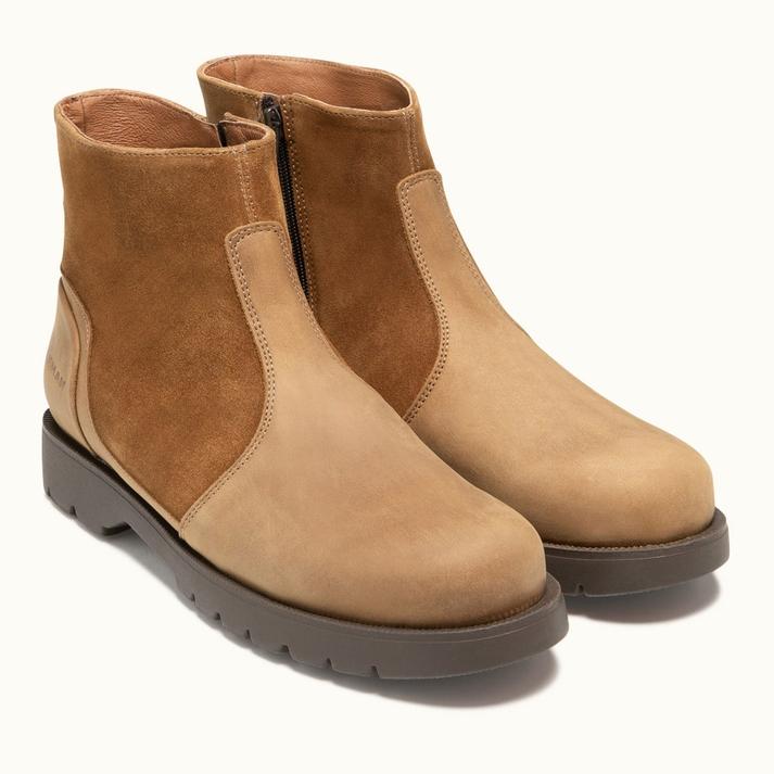 Kleman Boots Cognac Semelle Crantée
