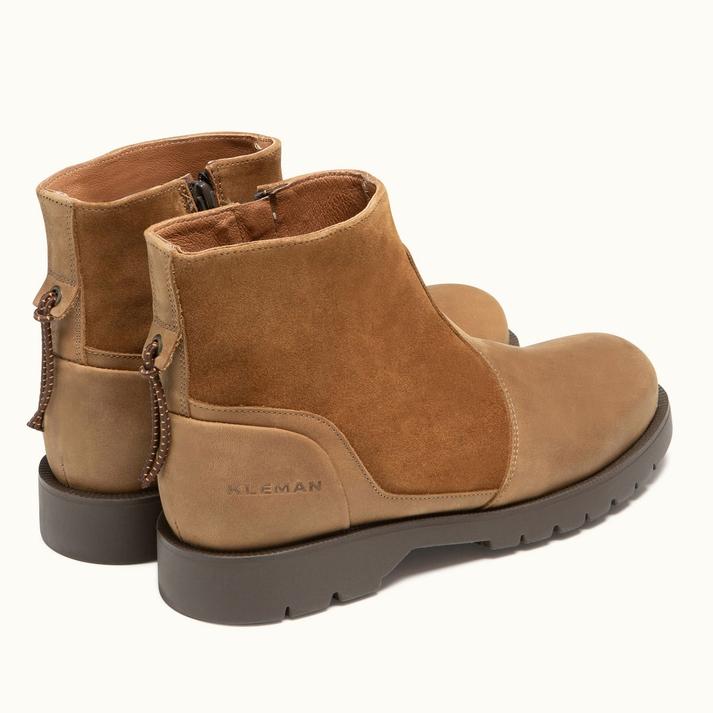 Kleman Boots Cognac Semelle Crantée