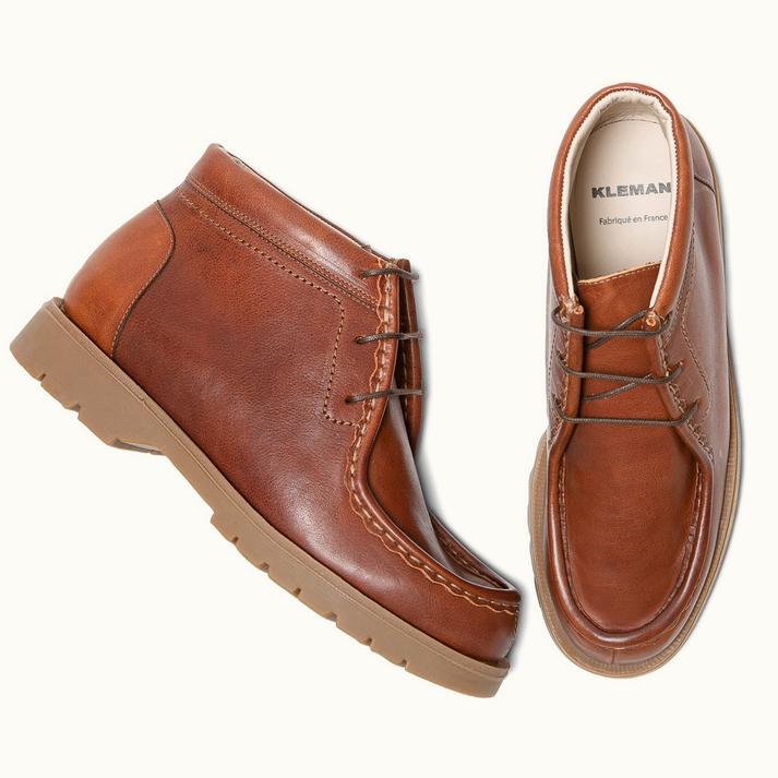 Kleman Boots Crantées à Lacets