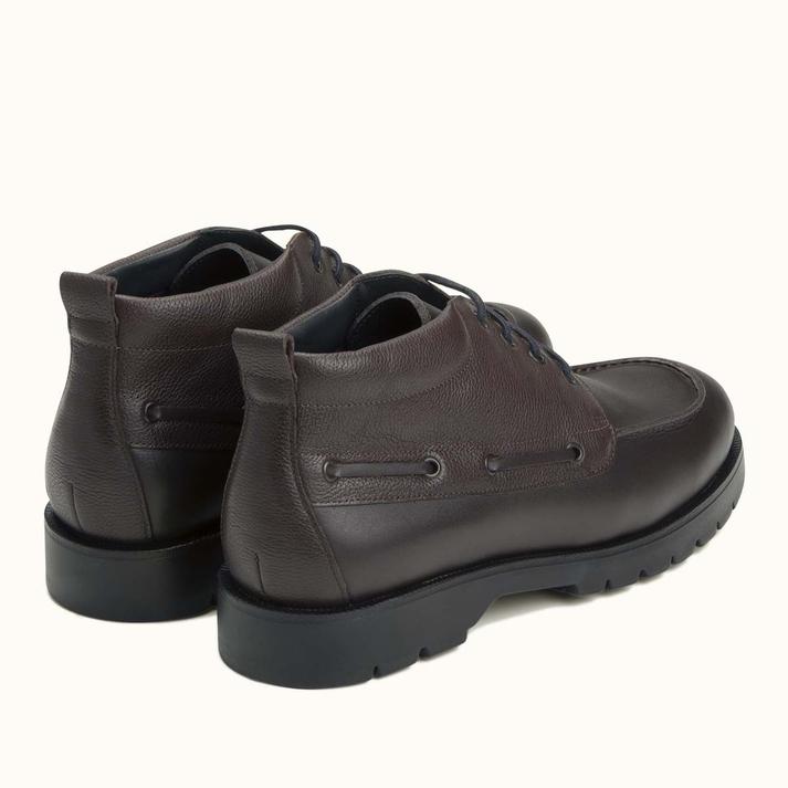 Kleman Boots Crantées Cuir Marron