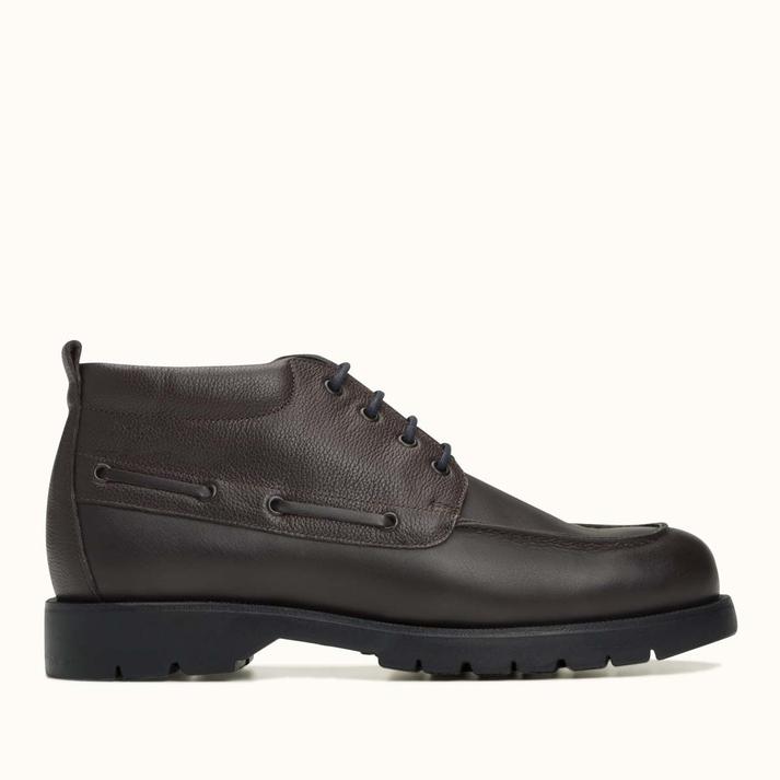 kleman Boots crantées cuir marron