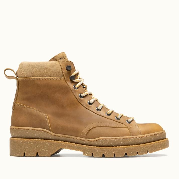 kleman Boots crantées montantes moutarde