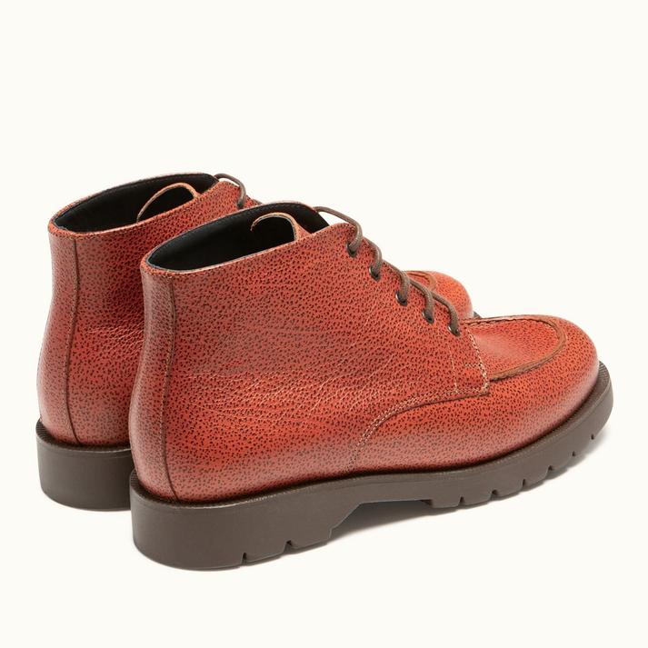 Kleman Boots Cuir Cognac Semelle Crantée