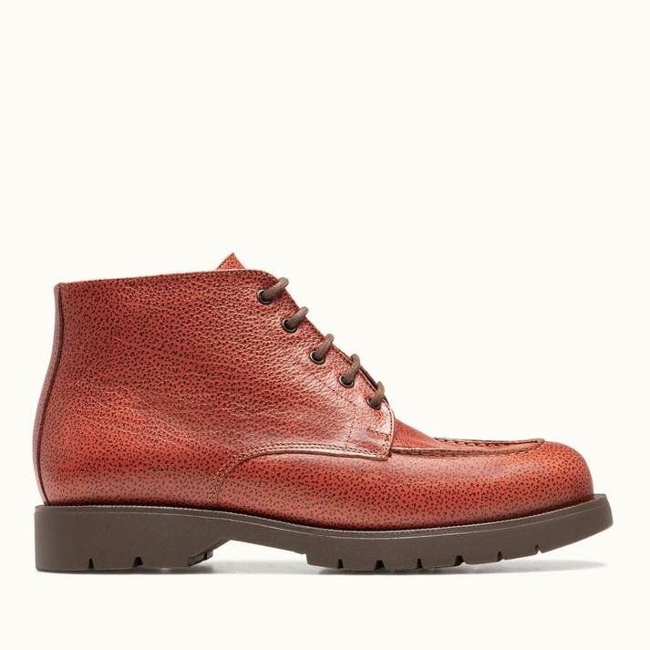 kleman Boots cuir cognac semelle crantée