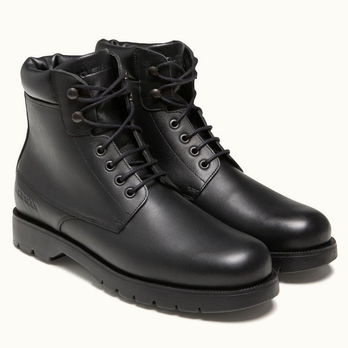 Kleman Boots Montantes Cuir Noir