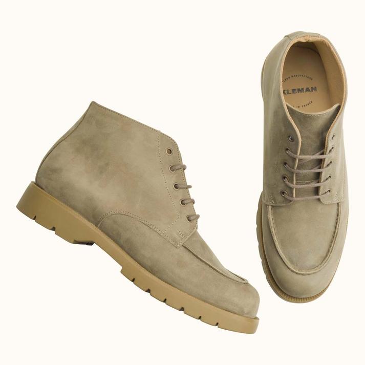 Kleman Boots Semelle Crantée Cuir Nubuck
