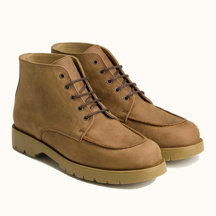 Kleman Boots Semelle Crantée Cuir Nubuck