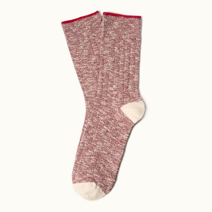 kleman Chaussettes OEKO-TEX coton rouge