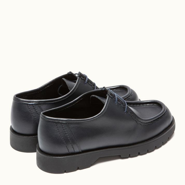 Kleman Chaussures Homme Grande Taille Cuir Marine