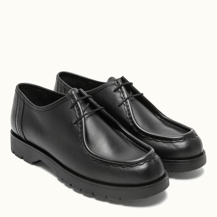 Kleman Chaussures Homme Grande Taille Cuir Noir