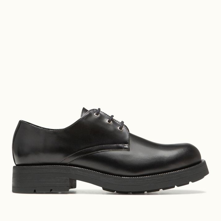 kleman Chaussures workwear cuir noir verni