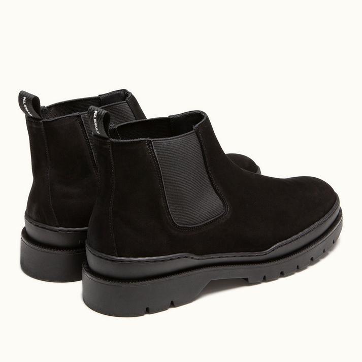 Kleman Chelsea Boots Nubuck Noir