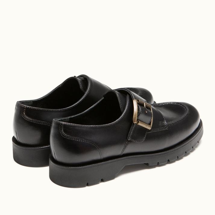 Kleman Derbies à Boucle Cuir Noir