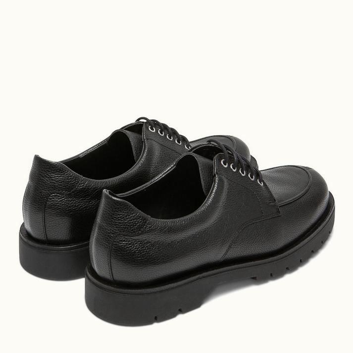 Kleman Derbies Crantées Cuir Noir