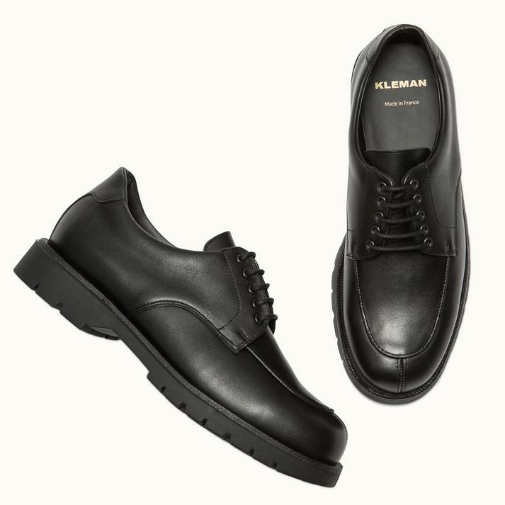 Kleman Derbies Cuir Noir