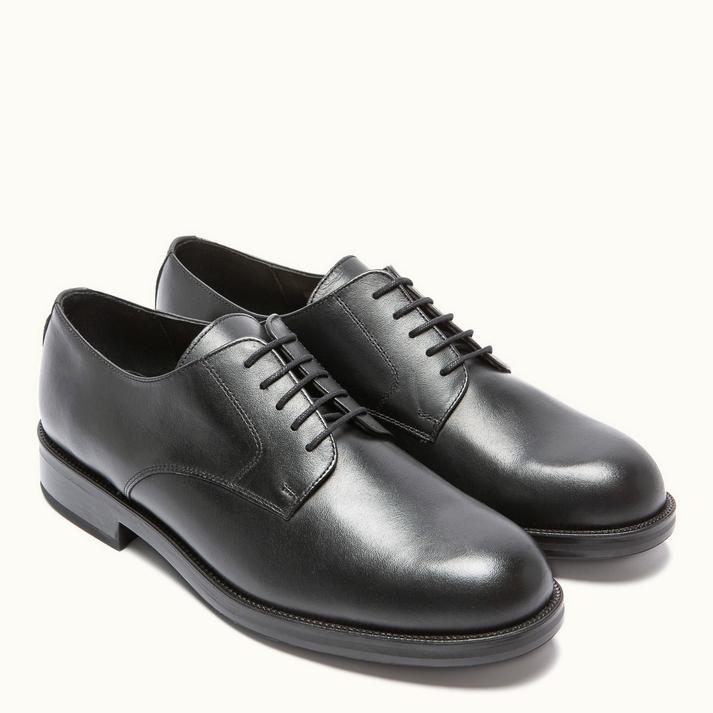Kleman Derbies Cuir Noir