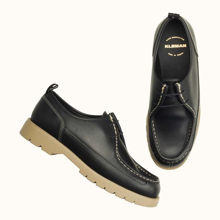 Kleman Derbies Cuir Semelle Crantée