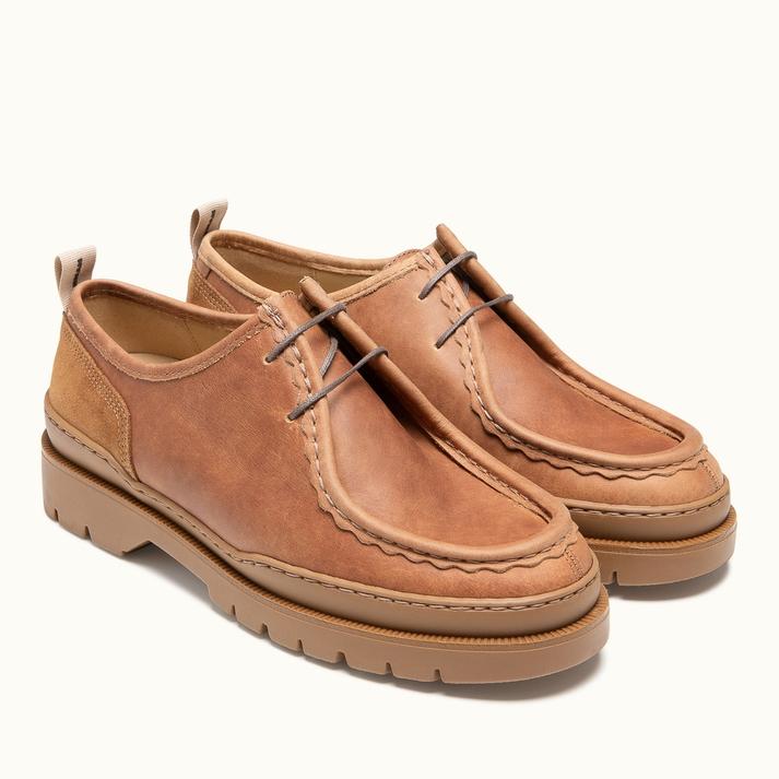 Kleman Derbies Cuir Semelle Crantée